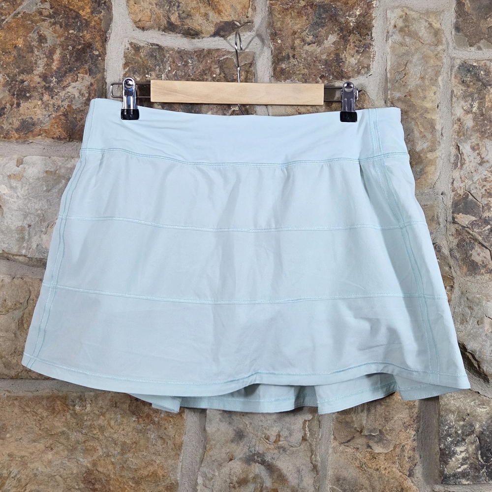 Lululemon 10 Pace Rival Mid Rise Skirt Delicate Mint - Picture 2 of 5